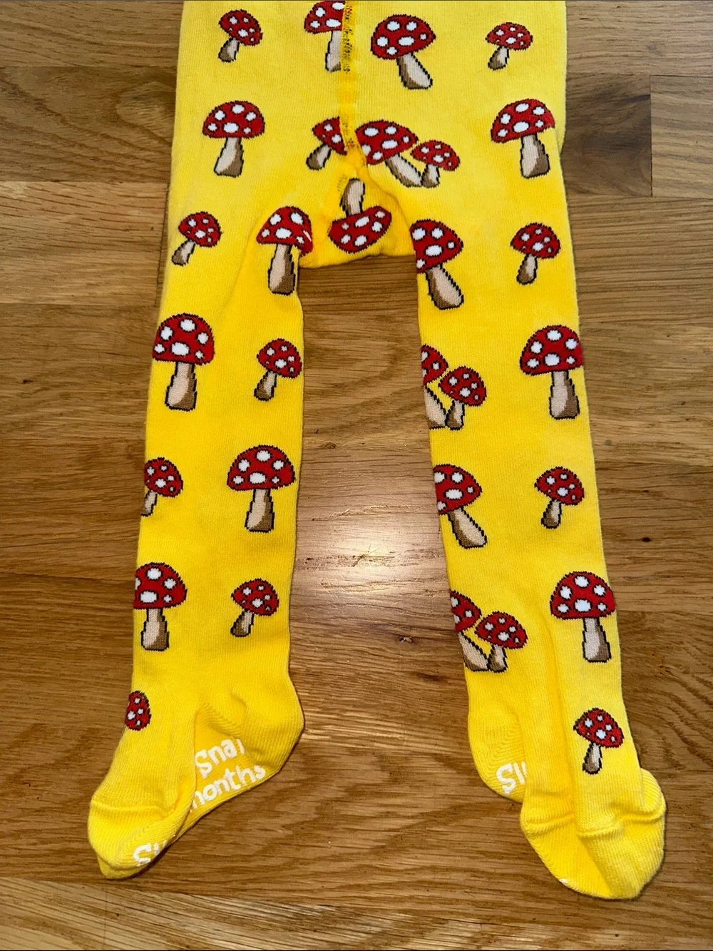 Slugs & Snails Infant Mushroom 🍄 Pattern Tights sz 12-18mos